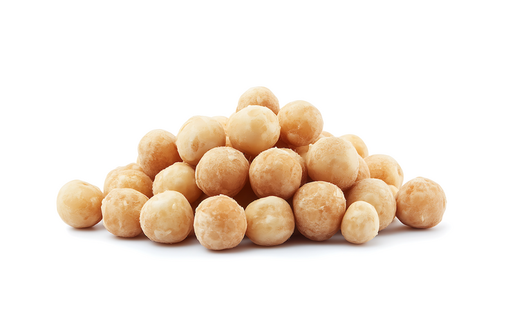 Saltristede Macadamianødder, 500 gram, økologiske