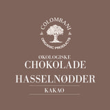 Hasselnødder med chokolade og kakao, 250 gram, økologisk