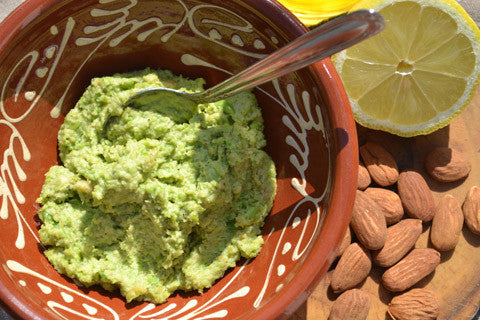 Ærtepesto med økologiske mandler