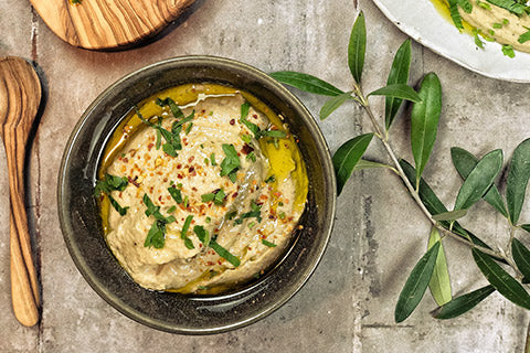 Baba ganoush (auberginedip)