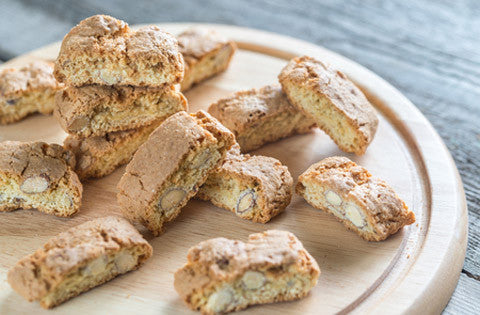 Cantuccini - mandelsmåkager med økologiske mandler 