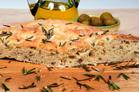 Focaccia med økologisk olivenolie 