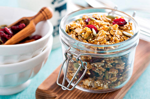Granola med økologisk quinoa