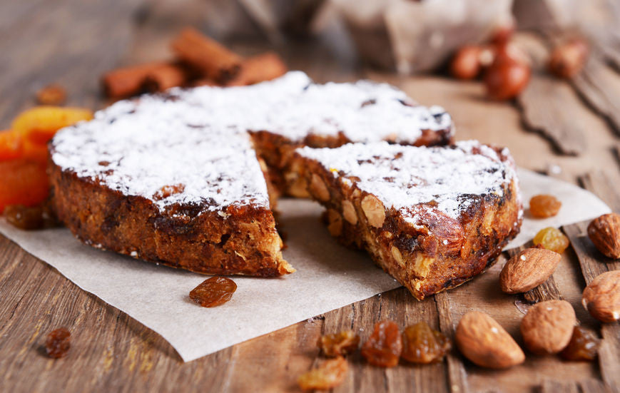 Panforte - italiensk konfektkage med økologiske nødder og økologisk tørret frugt