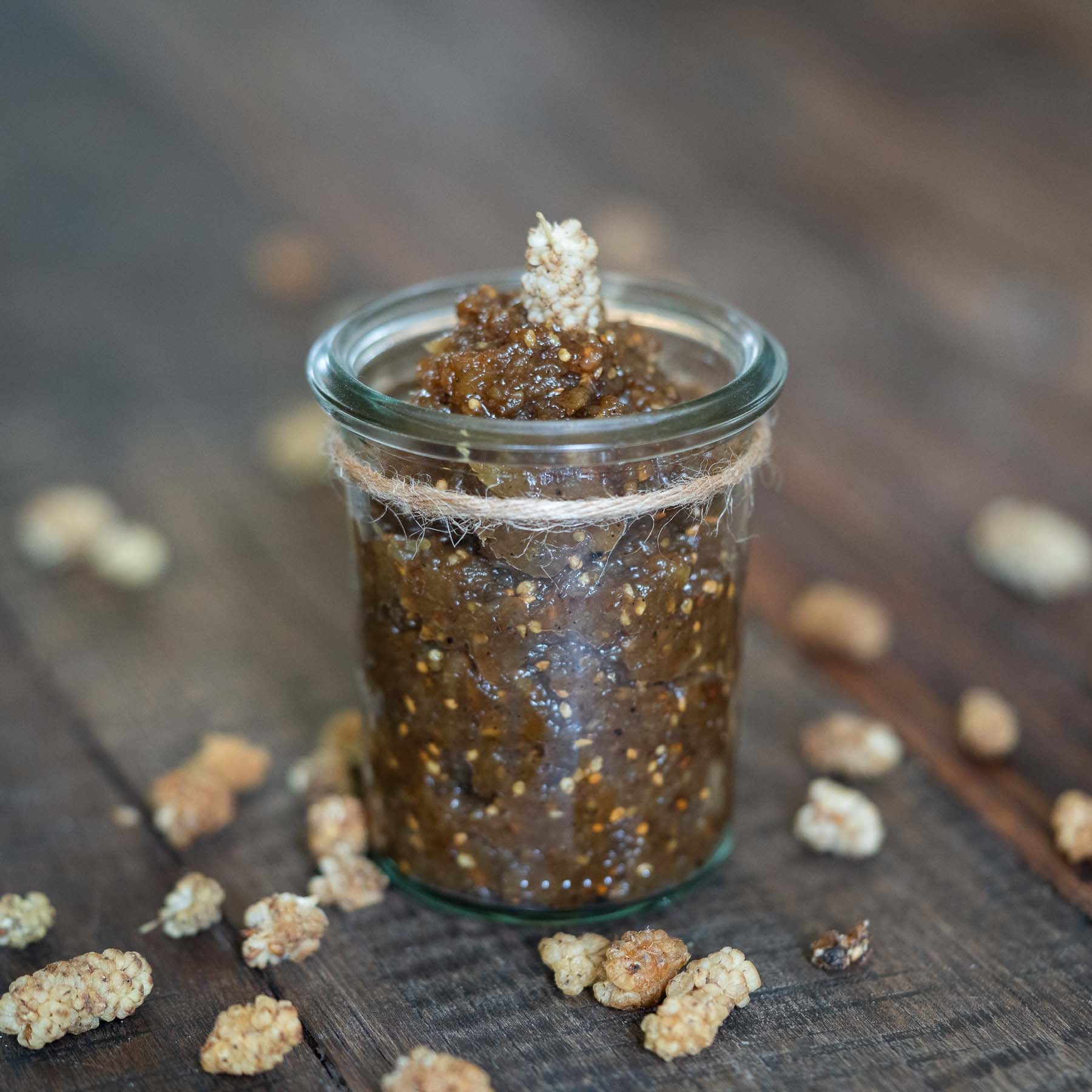 Morbærmarmelade med vanilje og ingefær