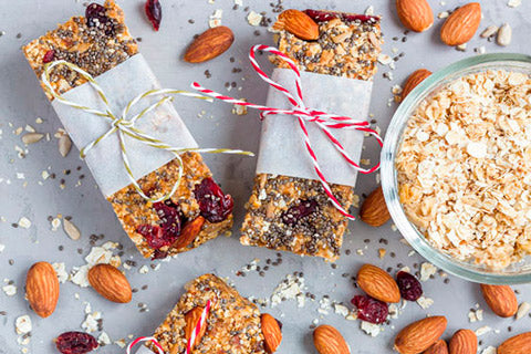 Granola bars med økologiske mandler