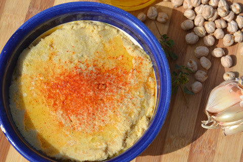 Hummus med økologisk olivenolie 