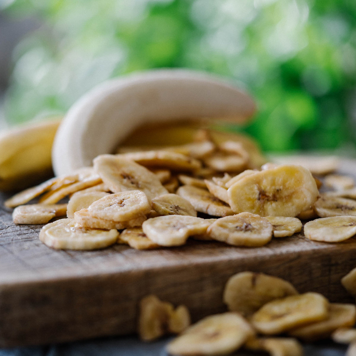 Bananchips, 500 gram, økologiske