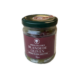 Blandede græske oliven, 100 gram, økologiske