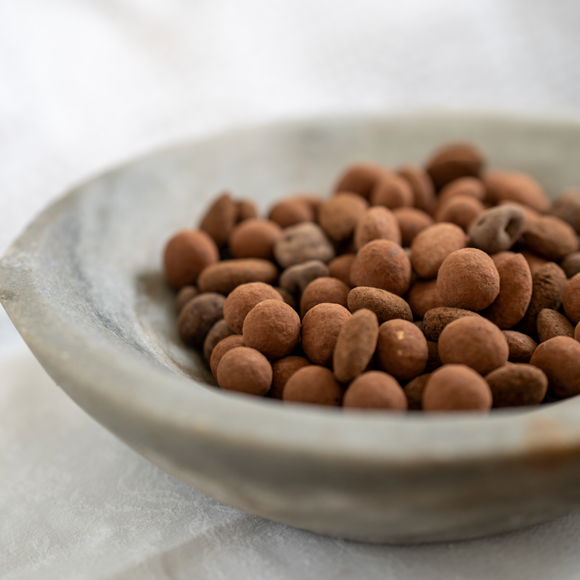Mandler med chokolade og kakao, 250 gram, økologisk