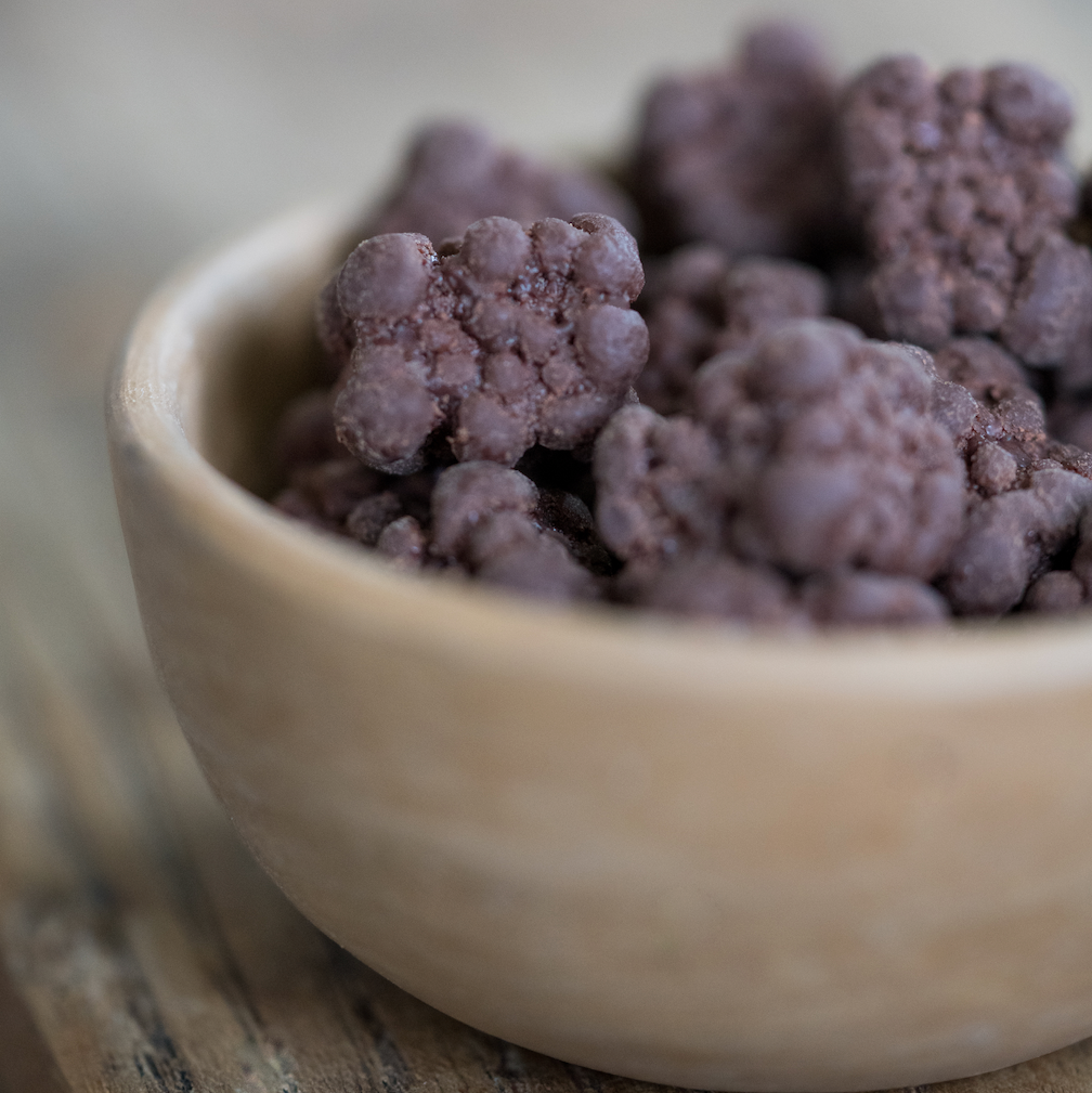 Kokostern med mørk chokolade, 250 gram, økologisk