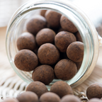 Hasselnødder med chokolade og kakao, 250 gram, økologisk