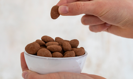 Mandler med chokolade og kakao, 250 gram, økologisk
