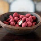 Mandler med chokolade og hindbær, 250 gram, økologisk