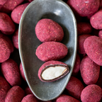 Mandler med chokolade og hindbær, 250 gram, økologisk