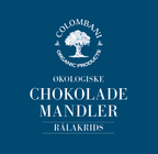 Mandler med chokolade og rålakrids, 500 gram, økologisk
