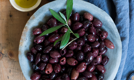Græske Kalamata Oliven, 1000 gram, økologiske