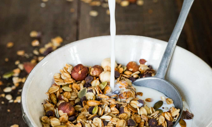 Granola, 1 kg, økologisk (Hasselnød & chokolade)