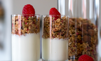 Granola, 1 kg, økologisk (Hindbær & Pekan)