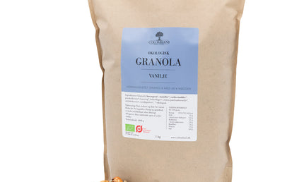 Granola, 1 kg, økologisk (Vanilje)