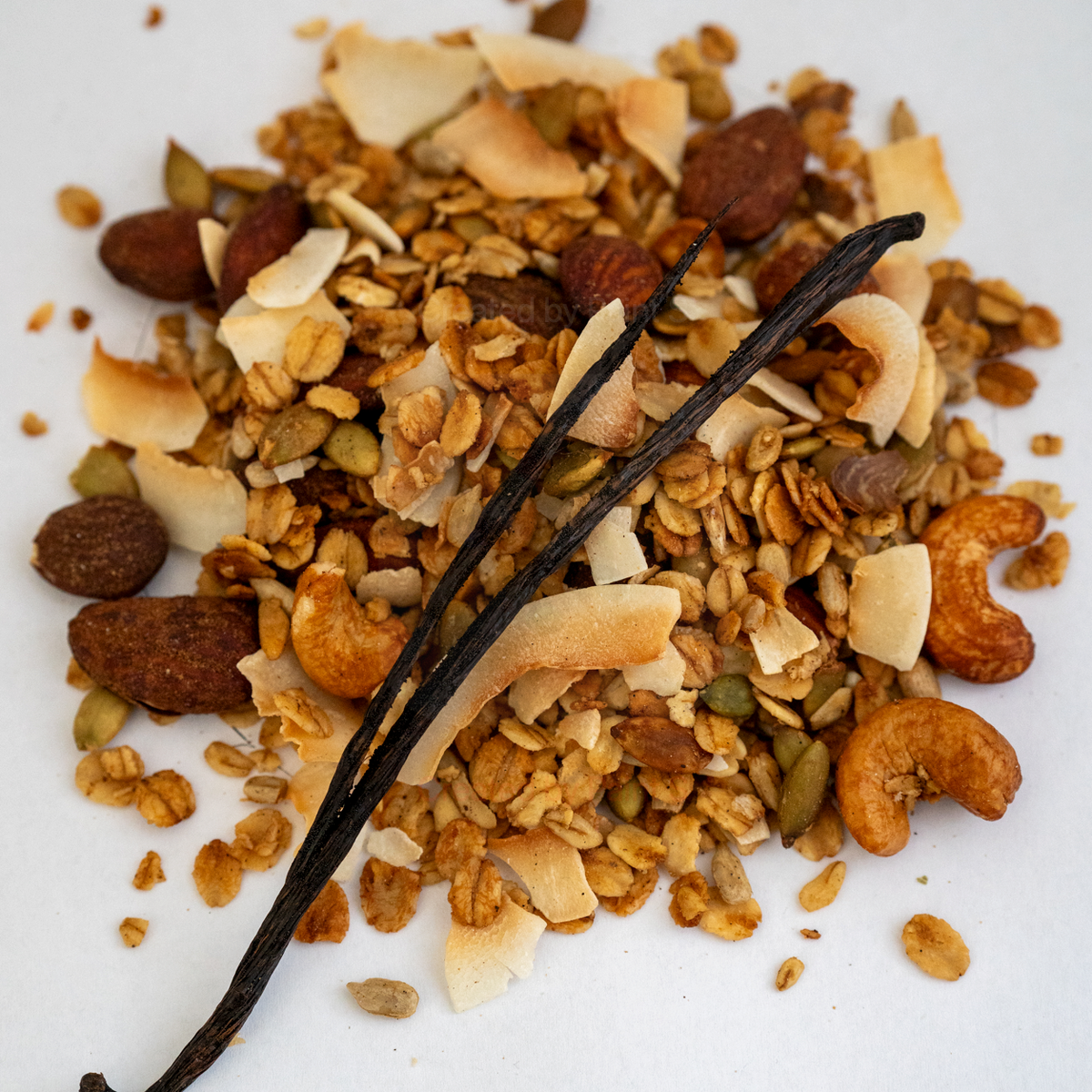 Granola, 1 kg, økologisk (Vanilje)