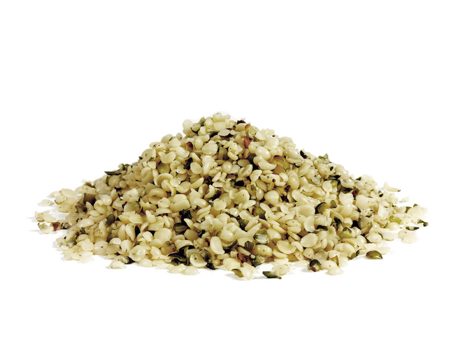 Hampefrø, afskallede, 1 kg, økologiske