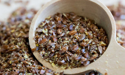 Hørfrø, knuste, 1 kg, økologisk