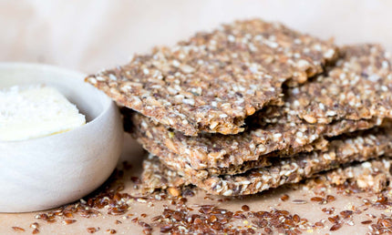 Hørfrø, knuste, 1 kg, økologisk