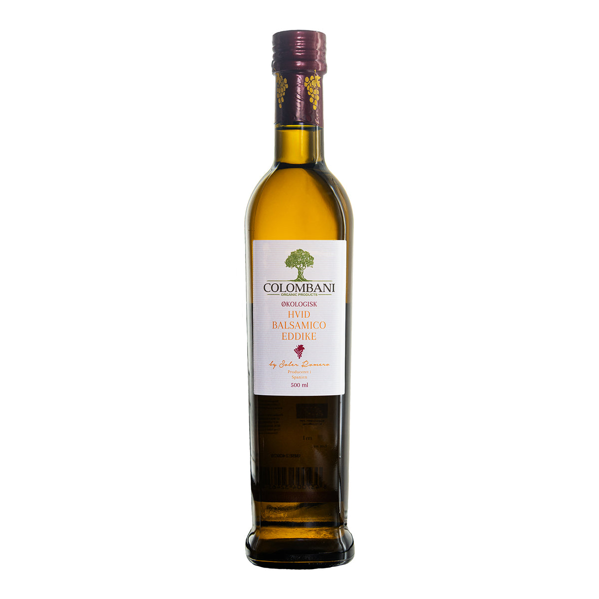 Hvid balsamico, eddike, 500 ml, økologisk