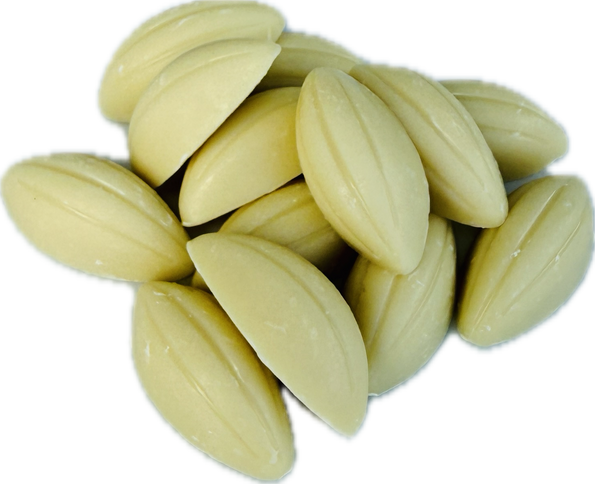 Hvid chokolade, 500 gram, økologisk