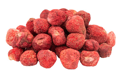 Jordbær, hele, frysetørret, 100 gram, økologisk