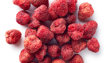 Jordbær, hele, frysetørret, 100 gram, økologisk