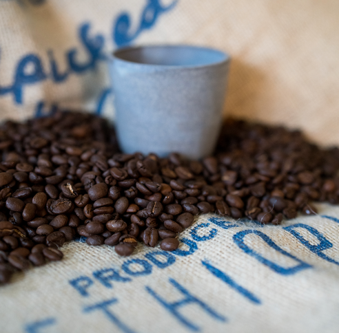 Etiopien, hele kaffebønner, 1 kg, mellemrist, økologisk