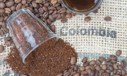 Colombia, hele kaffebønner, 1 kg, lysristet, økologisk