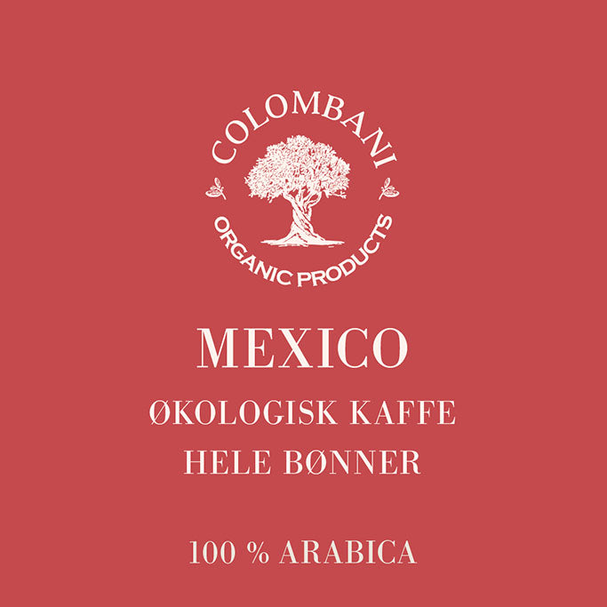 Mexico, hele kaffebønner, 1 kg, espresso, mørkristet, økologisk