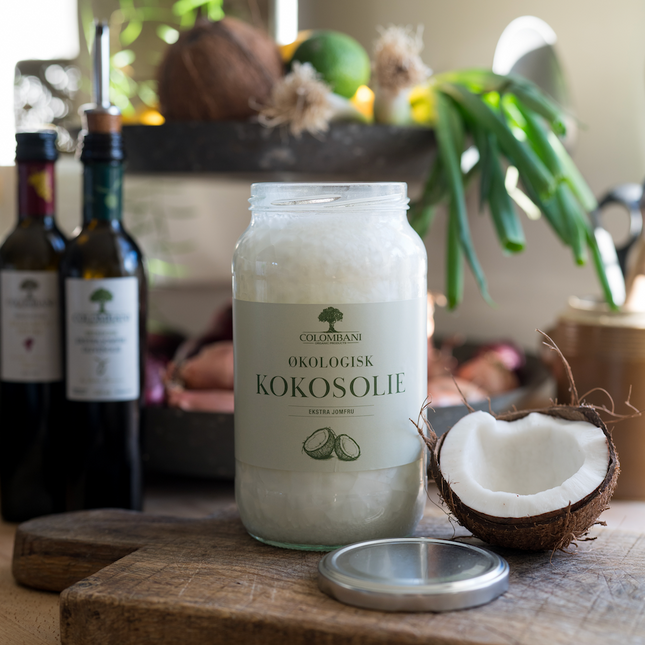 Kokosolie, ekstra jomfru, 1000 ml, økologisk