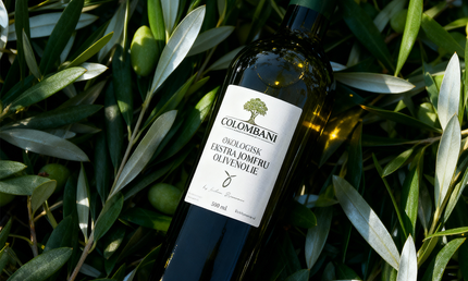 Olivenolie, 500 ml, glasflaske, økologisk, koldpresset ekstra jomfru