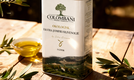 Olivenolie, 3 liter, økologisk, koldpresset ekstra jomfru