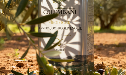 Olivenolie, 3 liter, økologisk, koldpresset ekstra jomfru