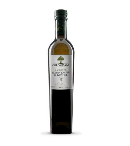 Intropakke til olivenolie: 3 liter olivenolie metaldunk, 500 ml olivenolie, hældetud m/klap og bog