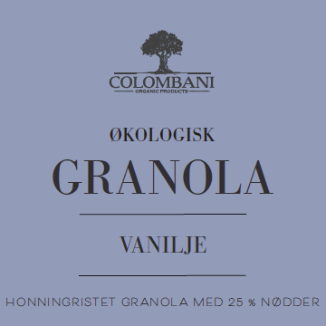 Økologisk granola med vanilje - Colombani.dk