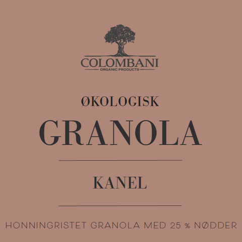 Økologiske granola med kanel - Colombani.dk