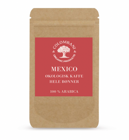 Gavepose, 100 gram, hele kaffebønner, Mexico, økologisk