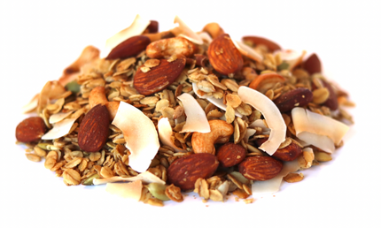 Granola, 1 kg, økologisk (mandel, cashew, kokos)