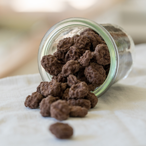 Tranebær med chokolade, 250 gram, økologisk