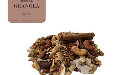 Granola, 1 kg, økologisk (Kanel)