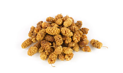 Morbær, hvide, tørret, 1 kg, økologiske