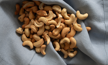 Saltristede cashewnødder, 1 kg, økologiske