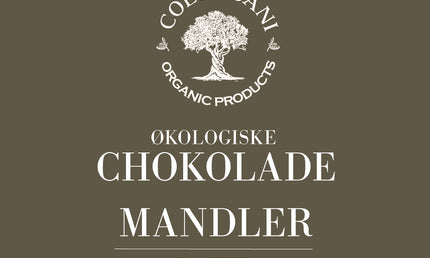 Mandler med chokolade og kaffe, 250 gram, økologisk