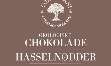 Hasselnødder med chokolade og kakao, 250 gram, økologisk